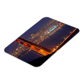 VS, Californië. Golden Gate Bridge 's nachts Magneet (Linkerzijde)