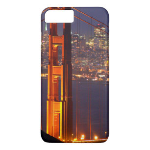 VS, Californië. Golden Gate-brug 's nachts iPhone 8 Plus / 7 Plus Hoesje