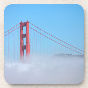 VS, Californië. Golden Gate-brug 's ochtends Bier Onderzetter