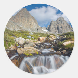 VS, Californië, Inyo National Forest 14 Ronde Sticker