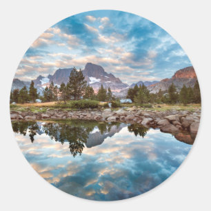 VS, Californië, Inyo National Forest 15 Ronde Sticker