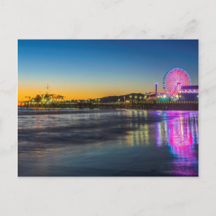 VS, Californië, Los Angeles, Santa Monica Pier Briefkaart