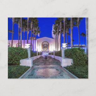 VS, Californië, Los Angeles, Union Station Briefkaart