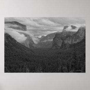 VS, Californië, Mariposa County, Yosemite Poster