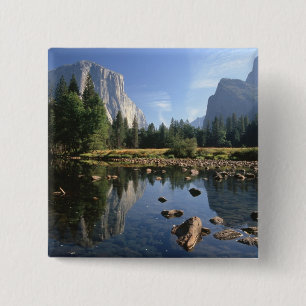 VS, Californië, Nationaal park Yosemite, 5 Vierkante Button 5,1 Cm