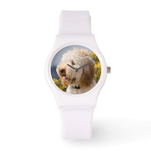 VS, Californië. Portret van Labradoodle 3 Horloge