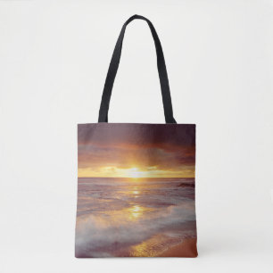 VS, Californië, San Diego. Sunset Cliffs strand Tote Bag