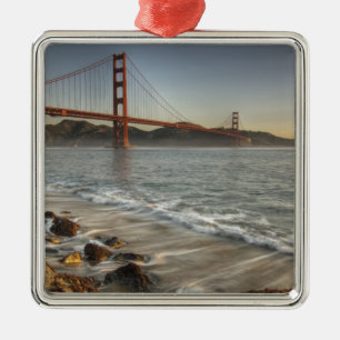VS, Californië, San Francisco. Een schilderachtig Metalen Ornament