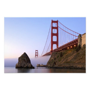 VS, Californië, San Francisco. Golden Gate 3 Foto Afdruk