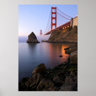 VS, Californië, San Francisco. Golden Gate Poster