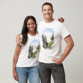 VS, Californië, Sonora Pass, Landschap met T-shirt (Unisex)