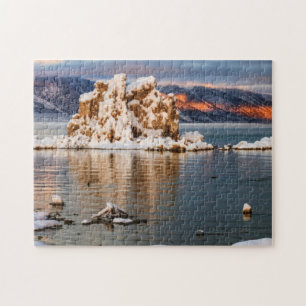 VS, Californië, Sunrise bij Mono Lake Legpuzzel