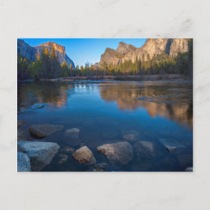 VS, Californië. Yosemite Valley View 2 Briefkaart