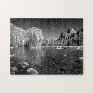 VS, Californië. Yosemite Valley View Legpuzzel