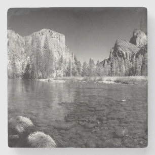 VS, Californië. Yosemite Valley View Stenen Onderzetter