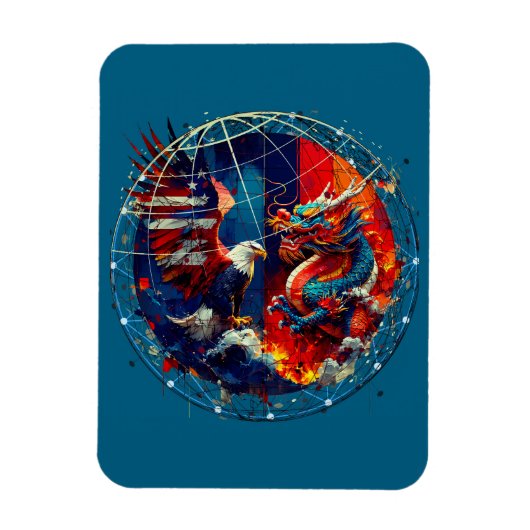 VS-China Magneet (Verticaal)