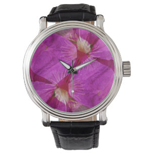 VS, Colorado, Boulder. Clematis-bloemmontage Horloge