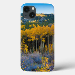 VS, Colorado. Heldergele spens in Rockies iPhone 13 Hoesje