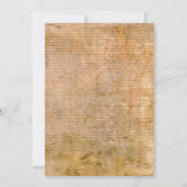 VS Declaration Independence Amazing Parchment Kaart (Achterkant)