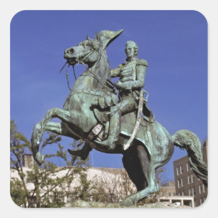 VS, District of Columbia. De triomferende, Vierkante Sticker