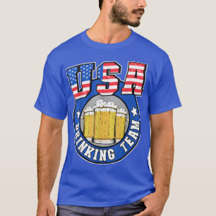 VS Drink team Amerikaanse vlag op 4 juli T-shirt
