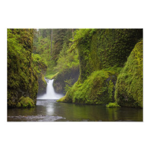 VS, Eagle Creek, Columbia Gorge, Oregon. 3 Foto Afdruk