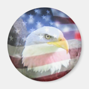 VS Eagle en vlag Magneet