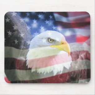 VS Eagle en vlag Muismat
