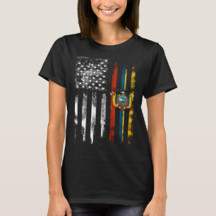 VS Ecuador Vlag Ecuadoriaans Amerikaanse Mensen Er T-shirt