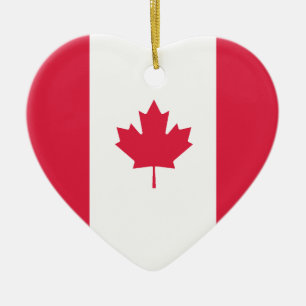 VS- en Canada-vlag Heart Ornament