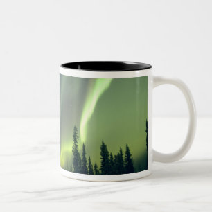 VS, Fairbanks gebied, Centraal Alaska, Aurora Tweekleurige Koffiemok