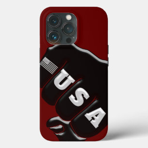 VS Fist Bump met Amerikaanse vlag iPhone 13 Pro Hoesje