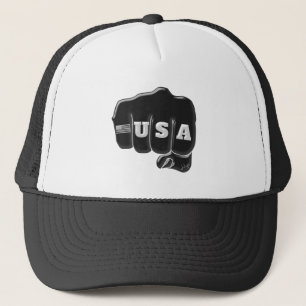 VS Fist Bump met Amerikaanse vlag Trucker Pet