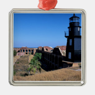 VS, FL, Florida Keys, Fort Jefferson, 1846, 2 Metalen Ornament