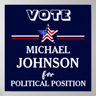 VS Flag Campaign Political Poster