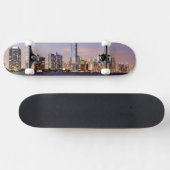 VS, Florida, Miami skyline bij schemering 2 Skateboard (Horizontaal)