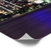 VS, Florida, Miami skyline bij schemering Poster (Hoek)