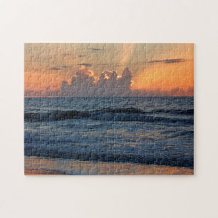VS, Georgia, Tybee Island, Tybee Island-strand Legpuzzel