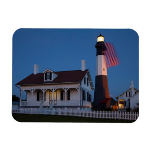 VS, Georgia, Tybee Island, Vlag Hijsen Magneet