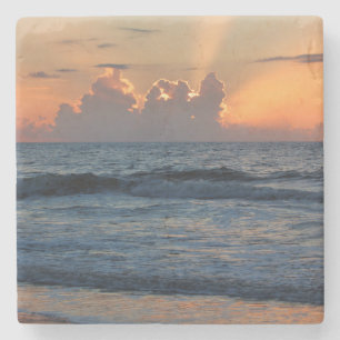 VS, Georgië, Tybee Island, Tybee Island Beach Stenen Onderzetter