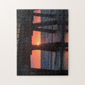 VS, Georgië, Tybee Island, Tybee Pier Legpuzzel (Verticaal)