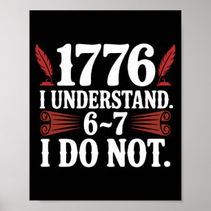VS Geschiedenis 67 Leraar 1776 250ste Verjaardag Z Poster