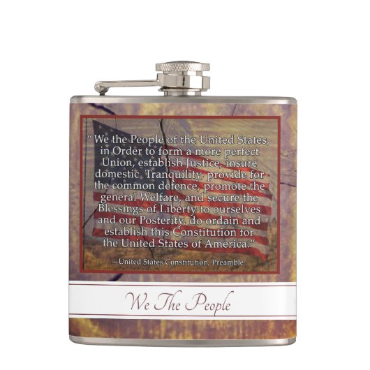 VS-grondwet - Voorbereiding op gestructureerde ach Heupfles (Voorkant)