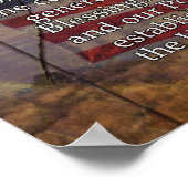 VS-grondwet - Voorbereiding op gestructureerde ach Poster (Hoek)