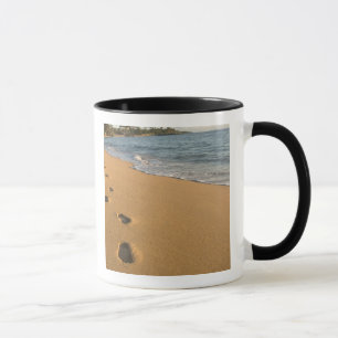 VS, Hawaï, Kauai, Kapa'a, aan het strand. Mok