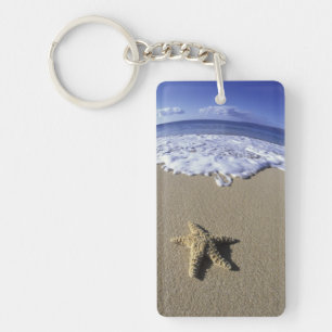 VS, Hawaï, Maui, Makena Beach, Zeester en Sleutelhanger
