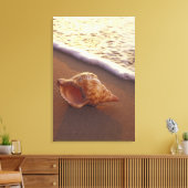 VS, Hawaii, Maui, Kihei, Evening light on Canvas Afdruk (Insitu (Woonkamer))