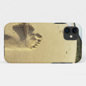 VS, Hawaii, Maui, Makena Beach, Footprint en Case-Mate iPhone Case (Achterkant (horizontaal))
