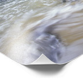 VS, Hawaii, Maui, Maui, Makena Beach, Surf op Foto Afdruk (Hoek)