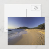 VS, Hawaii, Maui, voetafdrukken in zand, Makena Briefkaart (Voorkant / Achterkant)